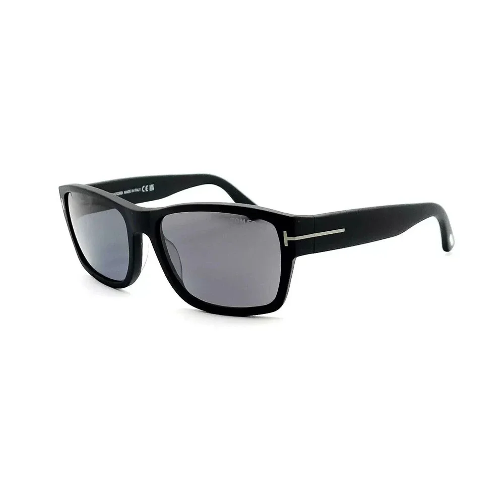 TOM FORD Mason TF445 02D Poralized 58.17 140 *3P Sunglasses Matt Black